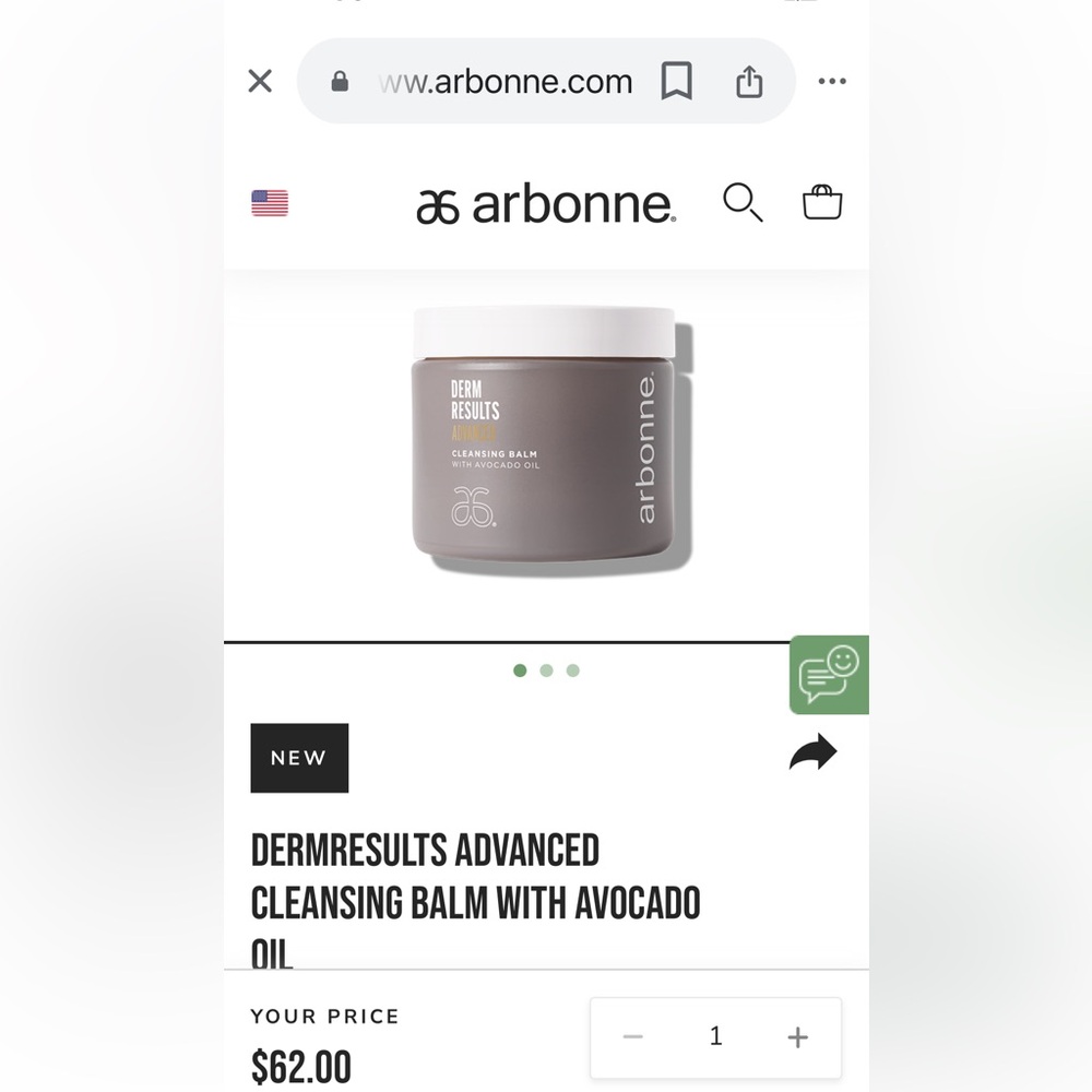Arbonne cleansing Balm